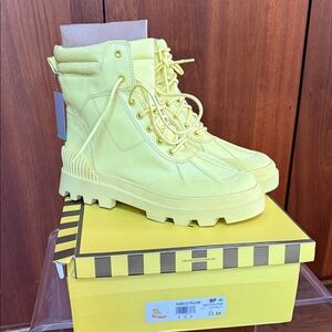 Circus Yellow High-Top Boots